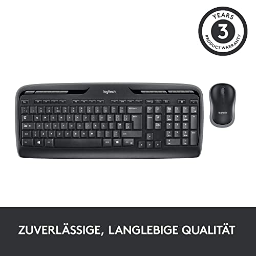 Logitech Wireless Combo MK330 clavier incluse Bureau USB QWERTZ Allemand Neuf - vue 7