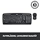 Logitech MK330 Kabelloses Tastatur-Maus-Set, 2.4 GHz Verbindung via USB-Empfänger, 4 programmierbare G-Tasten, 12 bis 24-Monate Batterielaufzeit, PC/Laptop, Deutsches QWERTZ-Layout - Schwarz