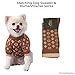 Everything Chic Luxury Designer-Inspired Crew Socks for Dog Lovers Brown Fashion Socks for Men & Women Match ChewyPawtton Dog Sweater Pet Parent Gift