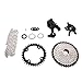 1x10 Speed Mountain Group Set, Include 42T Flywheel Shifter 36T Disc 10 Speed Chain for DIY Bikes