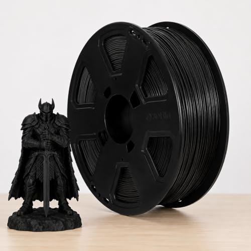 Filamento PETG XT 1Kg, 1,75mm, para impressora 3D (Preto Black Night)