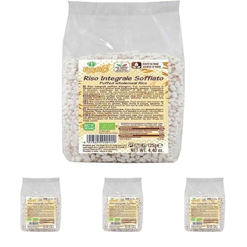 Probios Riz Complet Soufflé 125 g (Lot de 4)