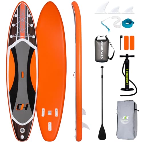 OROHBOARD Paddle Board 11'6" Inflatable Paddle Board - All-Around SUP Board for Adults & Beginners, Stand Up Paddle Board with Complete Accessory Kit for Lake, River, Ocean