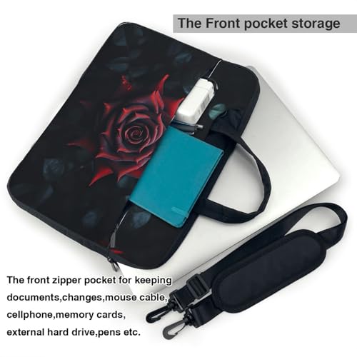 Porte-document ordinateur 13 pouces noir anti-rayures pour portable