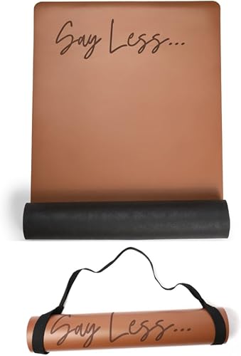 Tapete de yoga grueso de alta calidad para mujeres, hombres y niños, tapete de yoga antideslizante, ideal para estiramientos de yoga calientes y