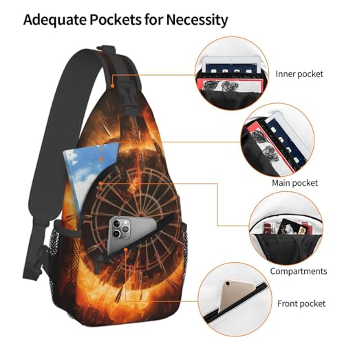 Bolso Sling para Hombre y Mujer Bolsa de Pecho miniatura 3