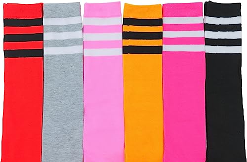 Image of ToBeInStyle Women's Pack of 6 or 12 Knee High Socks