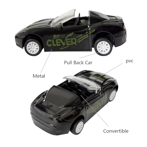 Set de 8 autos de juguete metálicos a escala 1:64 miniatura 6