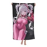 ビーチタオル おしゃれ 美しい キャラクター柄 勝利の女神 Nikke アリス バスタオル マイクロファイバータオル ビーチマット デイリータオル 柔らかい 速乾 大判 防砂 瞬間吸水 軽量 薄型 抗菌防臭 コンパクト プール 水泳 持ち運びやすい 130×80cm