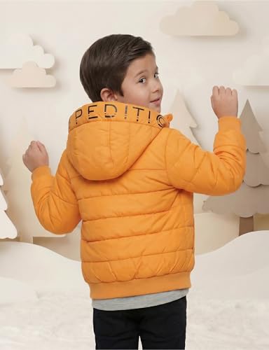 Image of Amazon Brand - Symbol Boys Boys Quilted Winter Jacket with Detachable Hood | Age 2-12 Years| Standard Length