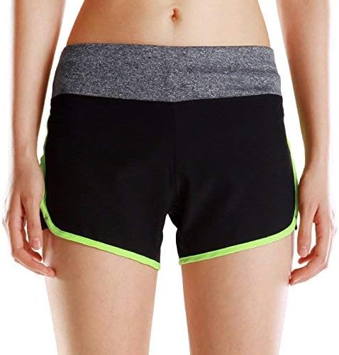 Pantaloncini Atletici Donna Con Stampa Unicorni - Doppio Strato, Tasche, Per Yoga, Corsa, Allenamento - Foto 6