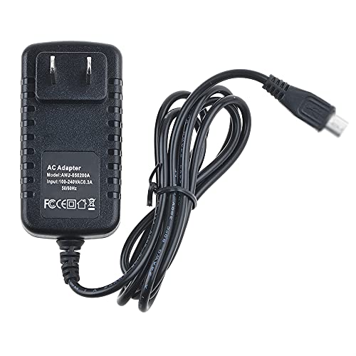 PKPOWER AC Adapter Charger Power Cord Replacement forSEGA Genesis Flashback 2018 AtGames Console 85 Classic Games Wireless Controller