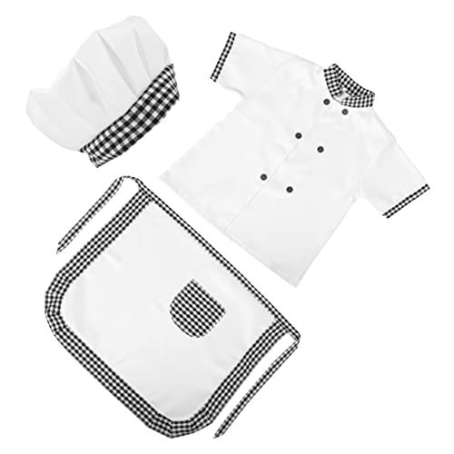 LIFKOME Cute Boys and Girls Chef Outfit Toddler Chef Costume Adjustable Elastic Band for Boys