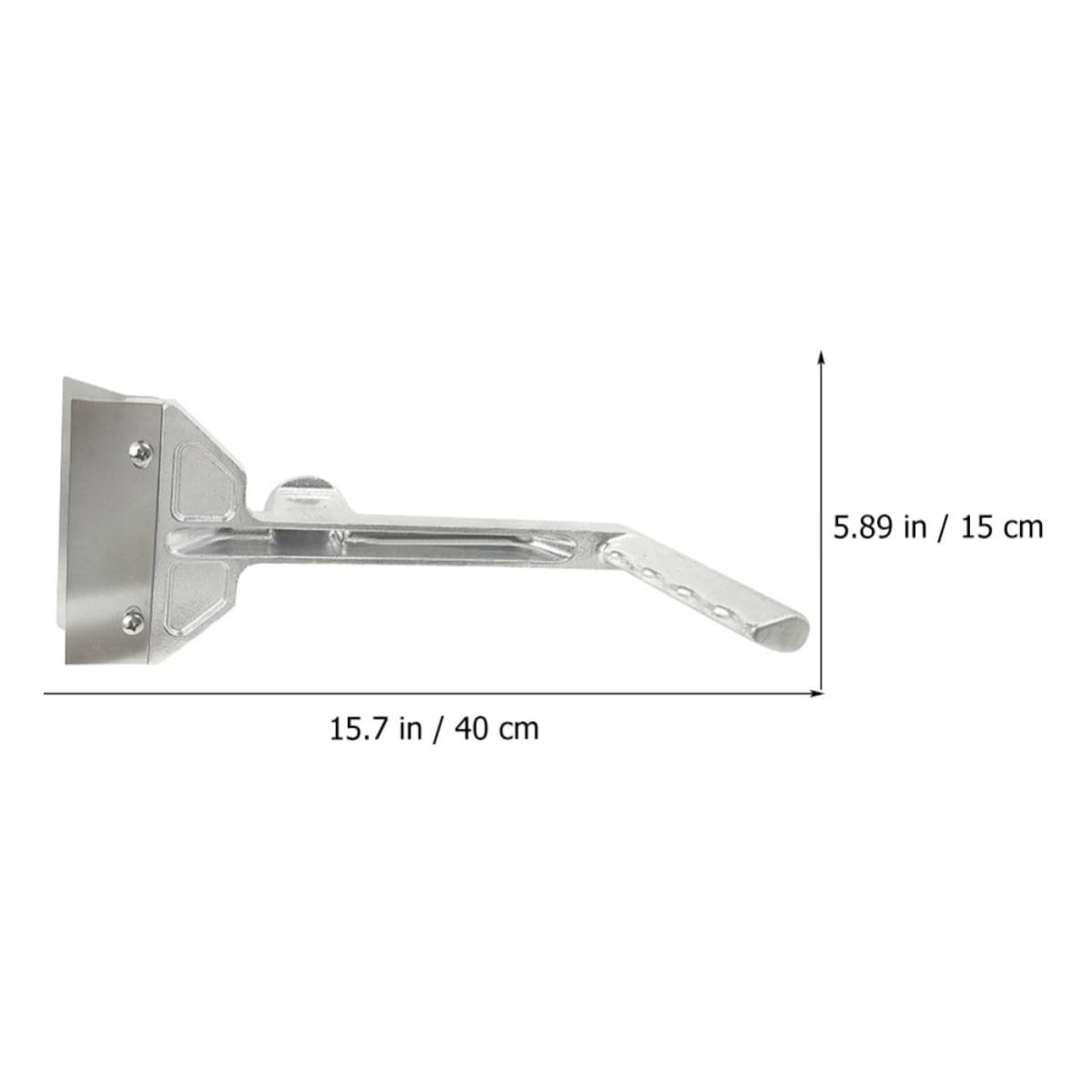 Toddmomy Grattoir à Barbecue en Acier Inoxydable 420 Manche Long Ergonomique, Protection Anti-éclaboussures, Facile à Nettoyer, pour Grills Plats et Extérieurs