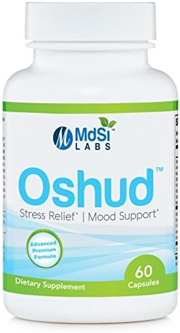 Anxiety Relief and Stress Support Supplement, Herbal Blend Keeps Busy Minds Relaxed, Focused & Positive; Promotes Serotonin Increase; Ashwagandha, Rhodiola Rosea, B Vitamins, Bacopa & More 60 capsules