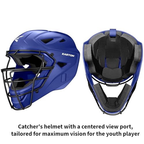 Image of Easton | Black Magic 3.0 Youth Baseball Catcher Gear Set | Helmet, Chest Protector & Leg Guards | Multiple Sizes /Colors