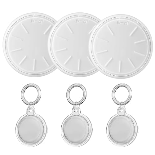 Image of Tracker Tags-3 Pack, Item Tracker with Waterproof Case for Your Keys, Wallet etc, Luggage Trackers Works with Find My APP (iOS Only)