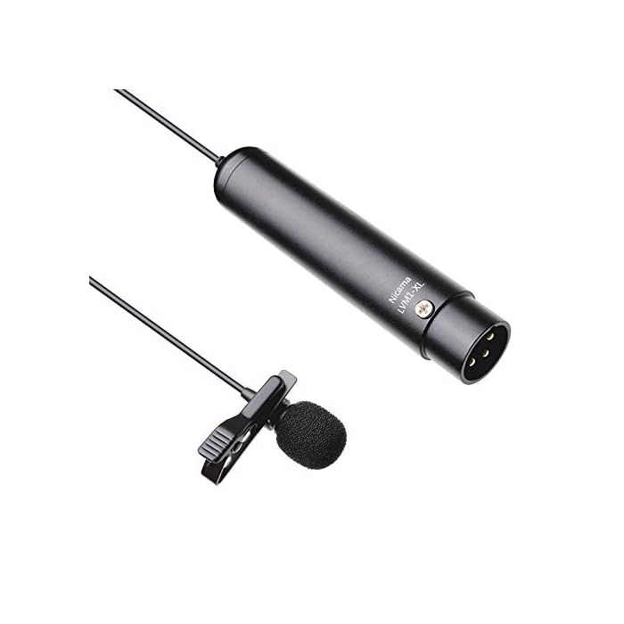 Buy Nicama Phantom Power Omnidirectional XLR Lavalier Lapel Microphone