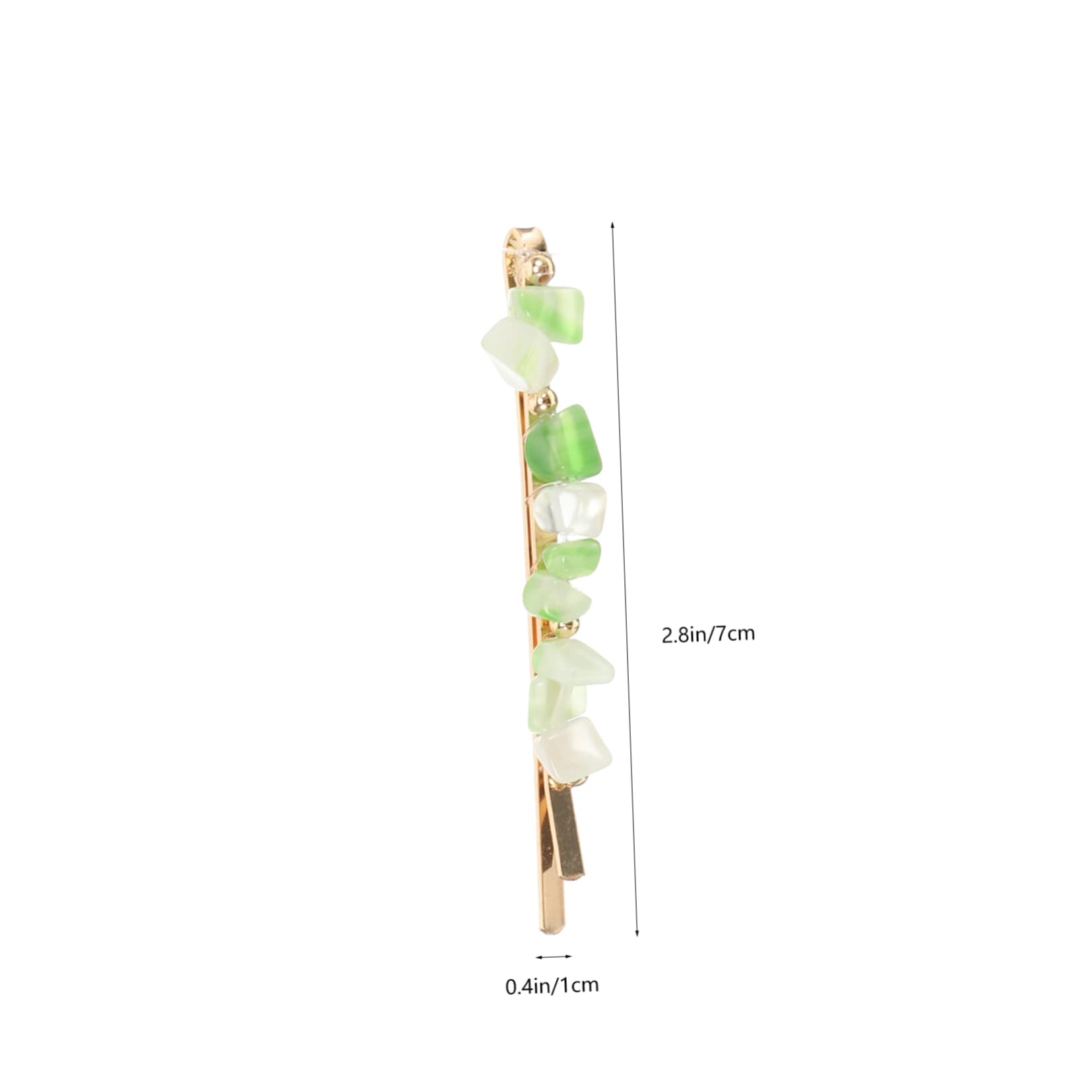 FRCOLOR 15piezas Horquillas De Pelo De Para Mujer Accesorios De Cabello Elegantes Cristales Horquillas Metálicas De Lapislázuli Cuarzo Rosa Beige Verde