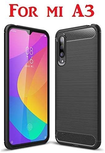 Image of Hybrid Carbon Fiber Back Case for Mi A3 (Black)