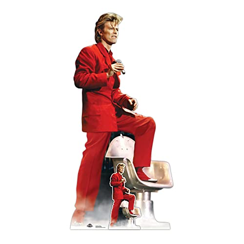 STAR CUTOUTS CS1004 David Bowie Pappaufsteller in Lebensgröße mit gratis Mini