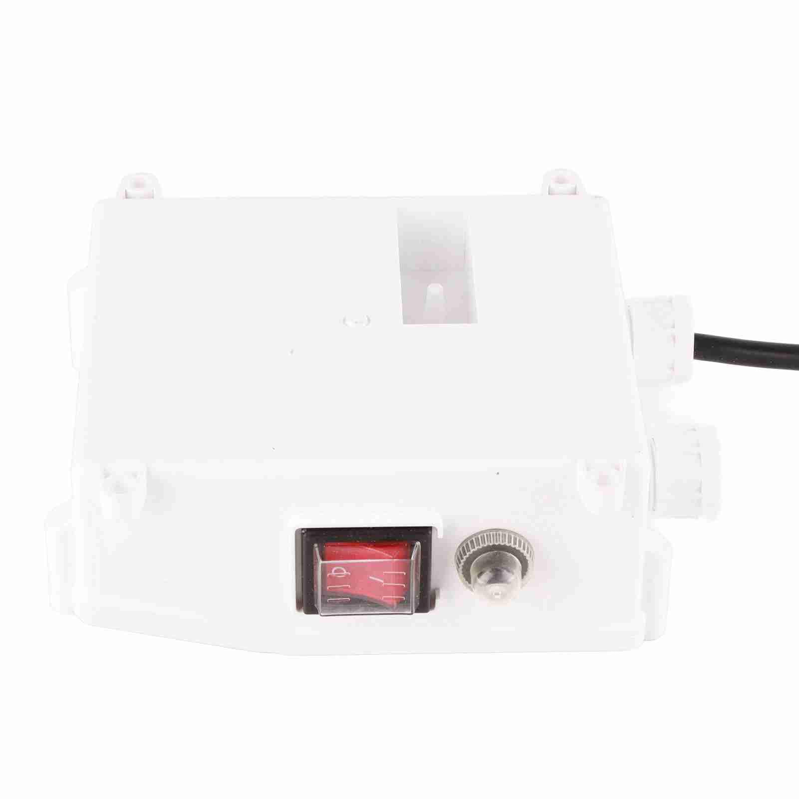 Scatola di Controllo Pompa per Pozzi, Regolatore Pompa di Aspirazione Pompa Sommersa Scatola di Controllo Esterna per Pozzi Profondi Domestici con Protezione Termica (1100W Plug 220v)