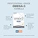 Omax3 Professional Strength Ultra-Pure Omega-3 Fish Oil - 1000 mg - Maximum Joint & Muscle Support - EPA DHA - NSF Certified - 60 Softgel Blister Pack
