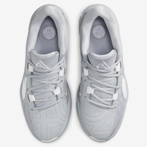 Nike Giannis Freak 5 (Team) Basketball Shoes (DZ2946-002, Wolf Grey/White) Size 92