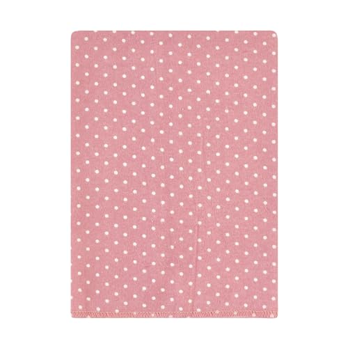 Image of Hudson Baby Unisex Baby Cotton Poly Flannel Burp Cloths Bundle, Dusty Rose Floral, One Size