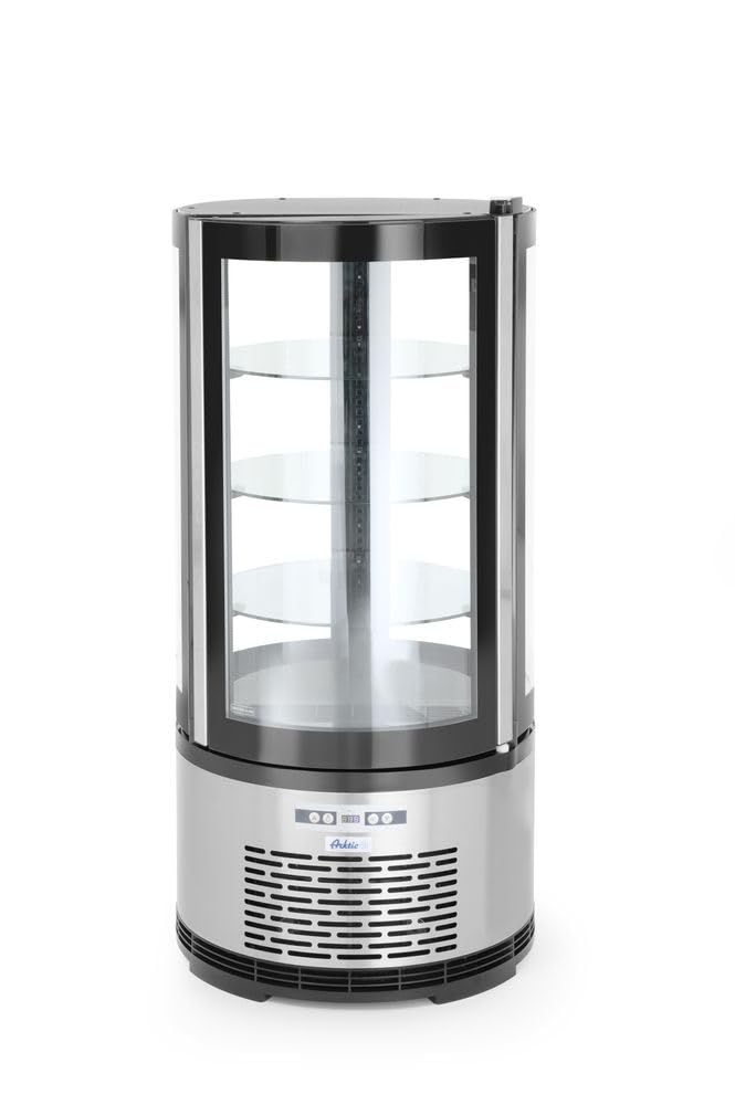 HENDI Expositor redondo para repostería (100 litros) - 100 L - 230V / 210W - 2/6˚C - ø480x(H)1030 mm