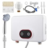 Strixorn Elektrischer Durchlauferhitzer 5,5kW, 220V Instant Warmwasserbereiter...