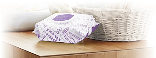 Amazon Elements Updated Formula Baby Wipes, Sensitive, 480 Count, Flip-Top Packs
