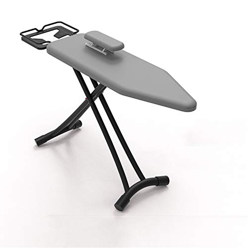 Herramientas de Planchado para el hogar, con Soporte de Hierro Ajustable Tabla de Planchar de Metal para hoteles Dormitorio Centro de lavandería Mesa de Planchado Plegable (Color : #2,