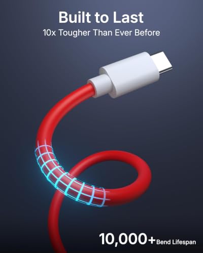 Image of FEDUS ZETTA-X2I 100W 1M USB-A to Type-C Charging Cable Original for OnePlus 15 /13 /12, Nord 4 /5 /6, Oppo Find X9 /X8 & Realme GT 7 /8 PRO, IQOO 15 /13 /12, SuperVOOC, Warp, Dart Fast Charger Wire 65W /80W