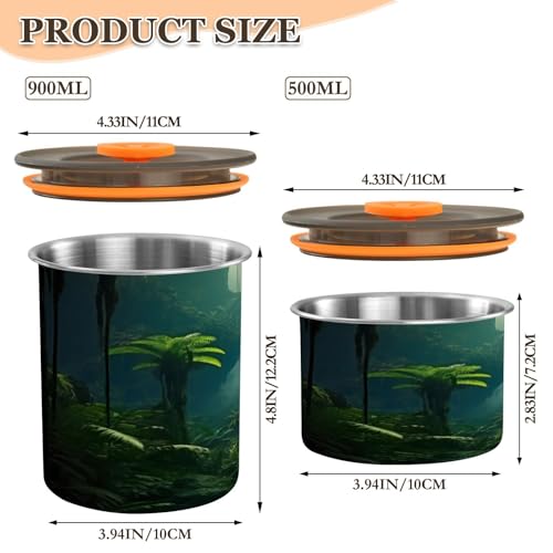 Envase para café ATTX acero inoxidable 500 ml hermético miniatura 2
