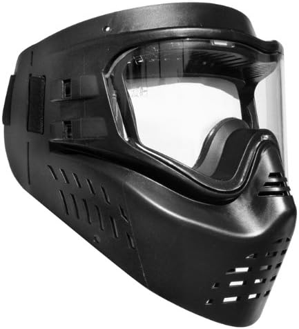 Amazon Com Gen X Global Xvsn Paintball Mask Black G 302 Xvsn Sports Outdoors
