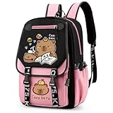 【Matériaux de Haute Qualité】Sac à dos pour enfants est fabriqué en Nylon de haute qualité, un rayé et durable. Le sac à dos possède une couture fine et lisse, ce qui non seulement augmente sa capacité de charge, mais offre également une plus grande durabilité et une qualité fiable.