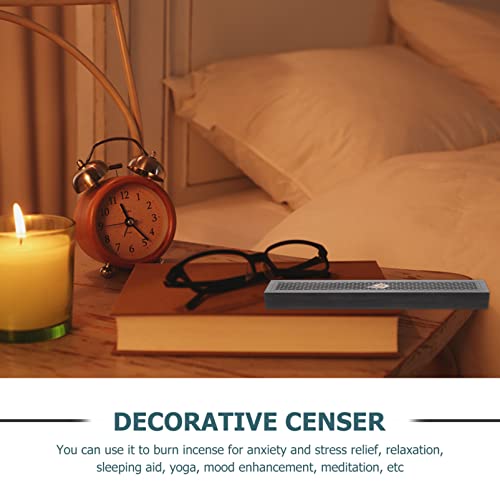 Caixa De Incenso Suporte De Incenso Quadrado Tigela De Queimador De Incenso Suporte De Incenso Decor