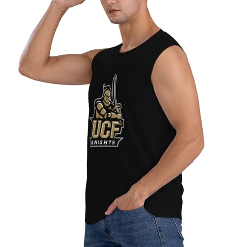 UCF Knights Tank Tops Men, Classic Graphic Muscle Tee, Sleeveless T-Shirt for Men3