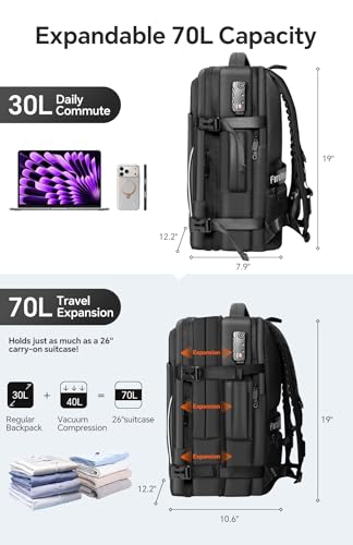 FIROVIAN 70L Vacuum Backpack
