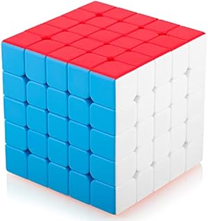 Maomaoyu Speed Cube, 5x5 Magic Cube Stickerless, 5x5x5 Smooth Magic Cube 3D Puzzle 3D Twist Brain Teasers Stocking Fiddle Toy