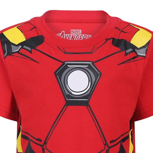Image of Marvel Avengers Boys' Captain America, Thor, Hulk or Iron Man T-Shirt and Jogger Set for Toddler and Little Kids