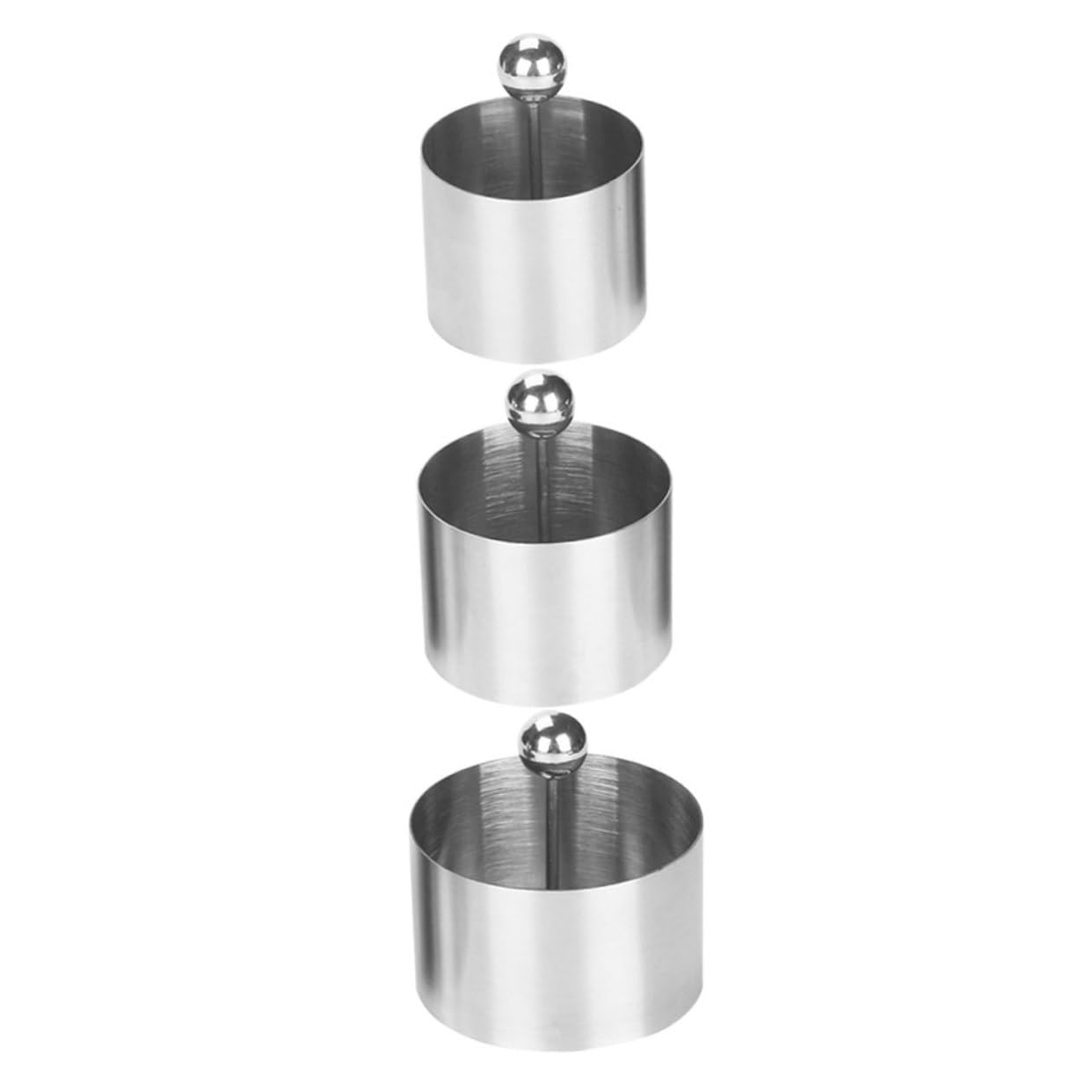 Ciieeo Shaping Steel Molds Round Mousse Ring Stainless Steel Cake Ring Dish Mold Easy to Use