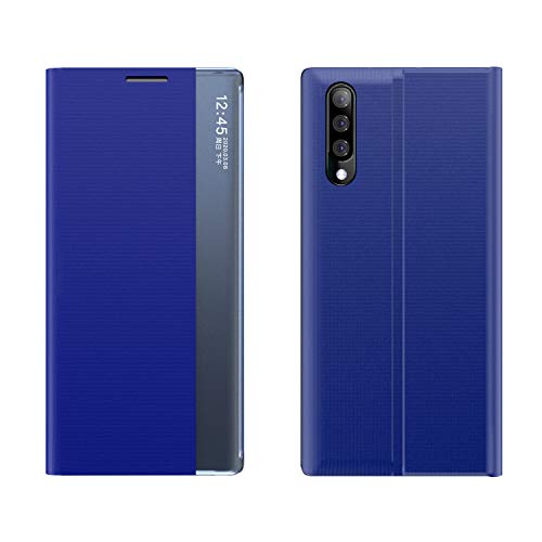 Celular Capa Samsung Galaxy A50 Case Função de Sono Inteligente(Exibidas hora e data) Função de Supo