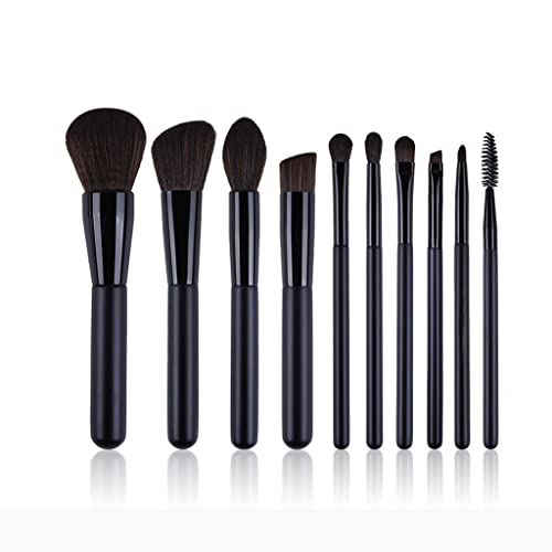 Pinceau bas et blush anti-démarcation : le set de maquillage 10 pièces pour teint net