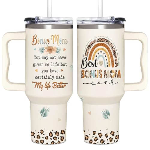 Bonus Mom Gifts - Stepmom Gift - Gifts For Step Mother - Bonus Mom Mothers Day, Christmas,...