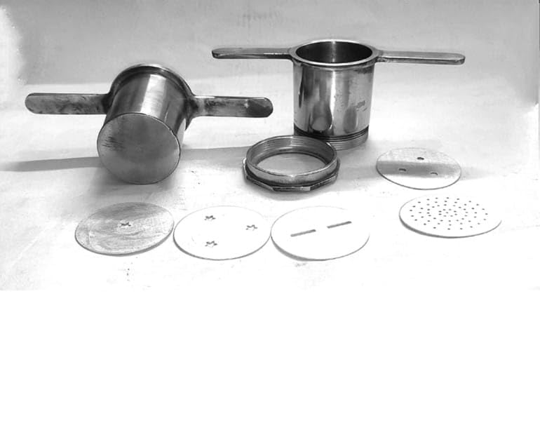 Kitchen Chakli Maker with 5 Different Jali Patterns, Sev Sancha Mould