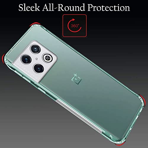 Image of TheGiftKart Best Camera Protection Back Cover Case for OnePlus 10 Pro 5G | Ultra Clear Soft Case | Inbuilt Dust Plug & Anti-Slip Grip | Protective Back Case Cover for OnePlus 10 Pro (Transparent)
