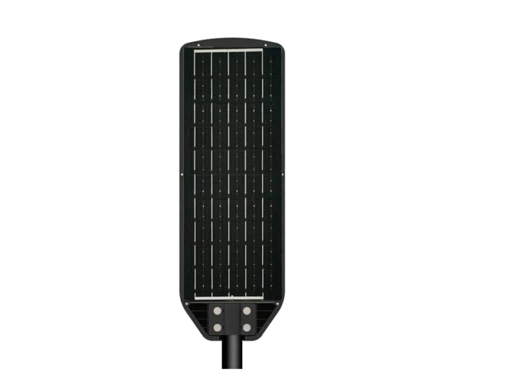 UNIVERSO J02-270W-F LAMPIONE STRADALE LED 270W EQUIVALENTI CON PANNELLO SOLARE FOTOVOLTAICO E SENSORE DI MOVIMENTO IP65 2700 LUMEN