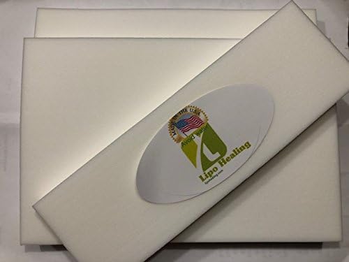 Lipo Foam Sheets Liposuction Smaller Size Super Soft Made USA by USA SHAPEWEAR 2 Pack with a Free LIPO Foam Strip